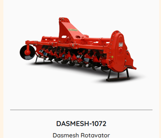  DASMESH-1072 Dasmesh Rotavator