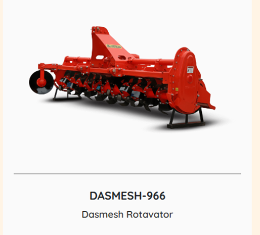  DASMESH-966 Dasmesh Rotavator